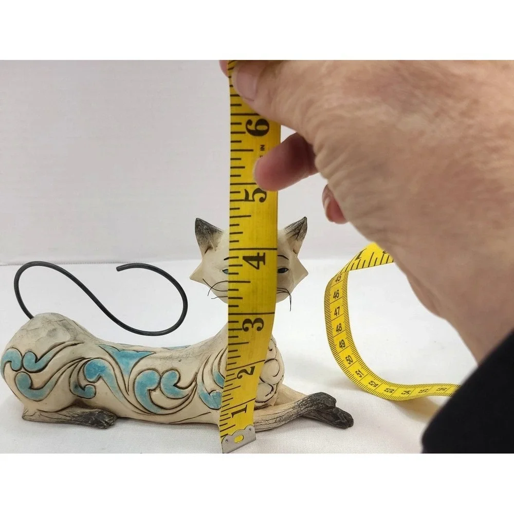 Jim Shore Maya Laying Down Siamese Cat Figure Heartwood Creek Enesco 2013 #1